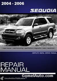 Руководство по ремонту автомобиля Toyota Sequoia 2001 - 2006 года выпуска