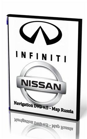 Nissan Infiniti Navigation DVD v5 [Russia] (2010/RUS)