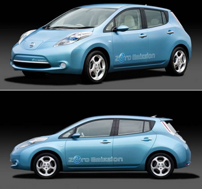 Электромобиль Nissan Leaf был признан "Автомобилем года 2011" в Европе