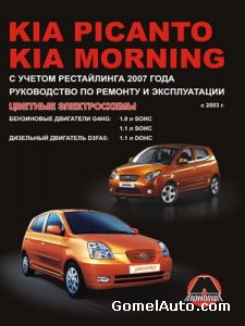 Руководство по ремонту Kia Picanto и Kia Morning с 2003 года выпуска