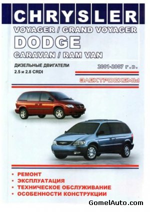 мануал Chrysler Voyager / Grand Voyager, Dodge Caravan / Ram Van скачать