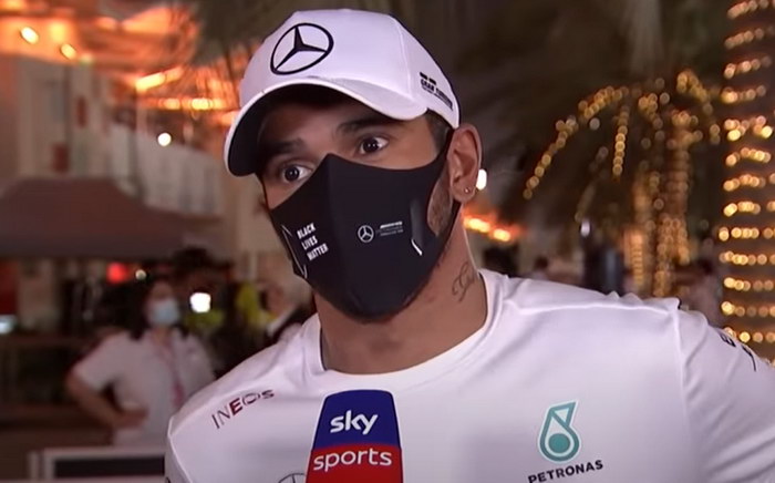 Реакция Хэмилтона на аварию Грожана на Гран-при Бахрейна