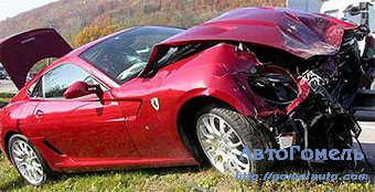Глава Fiat разбил Ferrari 599 GTB