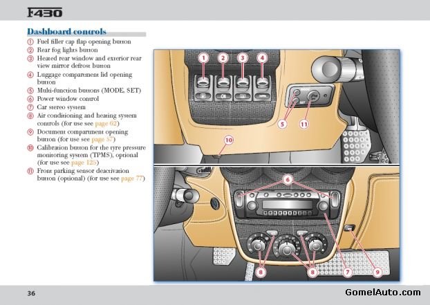 Руководство Ferrari 430 Owners Manual PDF English