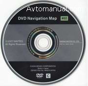 Штатная навигация Nissan DVD Navigation Map 2008 карты России на русском языке