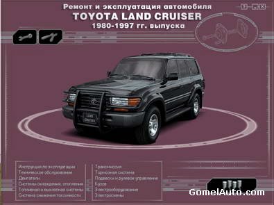 Руководство по ремонту и обслуживанию Toyota Land Cruiser 1980 - 1997 гг