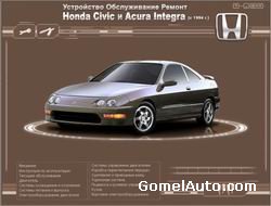 Скачать руководство по ремонту и эксплуатации Honda Civic и Acura Integra начиная с 1994 г.