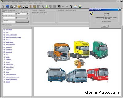 Каталог запчастей Scania Multi 6.4.1.0 (0902) 2009
