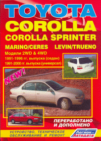 Toyota Corolla/Sprinter/Marino/Ceres/Trueno/Levin 1991-1998