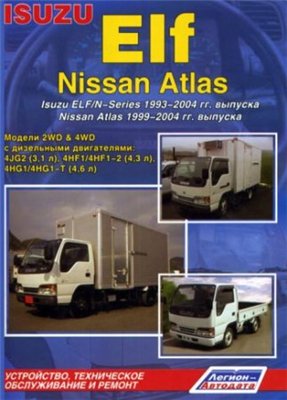 NISSAN ATLAS 1999-2004, ISUZU ELF / N-series 1993-2004 дизел