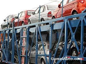 Импорт легковых автомобилей в Беларусь уменьшился в 7 раз