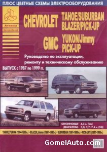 Руководство по ремонту автомобилей Chevrolet Tahoe, GMC Yukon, Chevrolet Blazer, GMC Jimmy, Chevrolet Suburban, Chevrolet / GMC Pick-Ups 1987-1999 г.выпуска