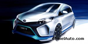 Toyota покажет гибридный концепт Yaris Hybrid-R во Франкфурте