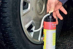 Автомобильный герметик для ремонта шин