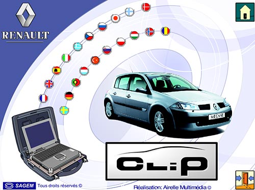 Диагностическая программа Renault Clip (версия 145, 2014 г.)