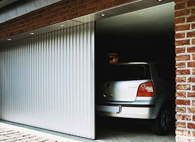 Автоматические откатные ворота для гаража