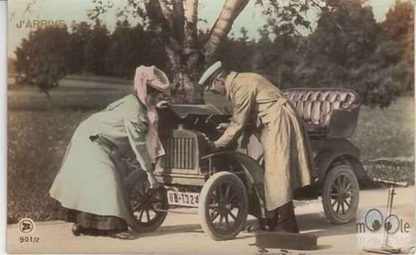 Что было необходимо автомобилисту в начале 20 века