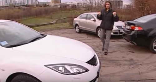 Наши тесты: Honda Accord, VW Passat, Mazda 6 (2008). Видео.