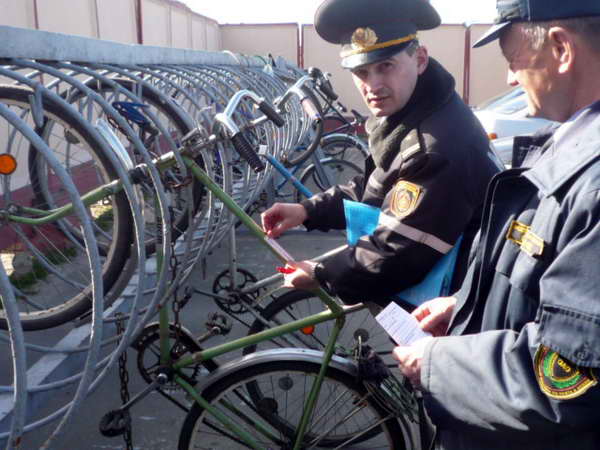 Акция "Сохрани свой велосипед" будет проводиться ГАИ Гомеля 18 и 25 март