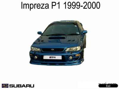 Сервисное руководство по ремонту Subaru Imreza P1 1999 - 2000 года выпуска