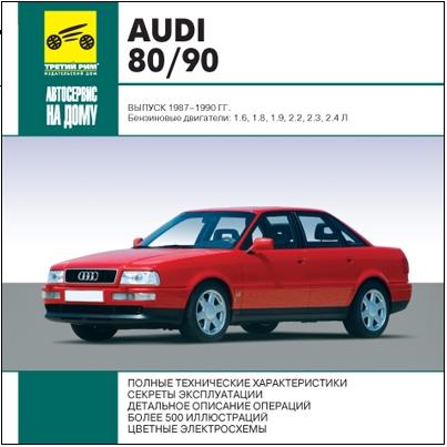 Руководство по ремонту автомобиля Audi 80 / 90 1987 - 1990 года выпуска