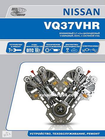 Руководство по ремонту двигателя Nissan VQ37VHR