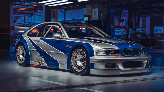Автомобиль BMW M3 GTR из игры Need for Speed