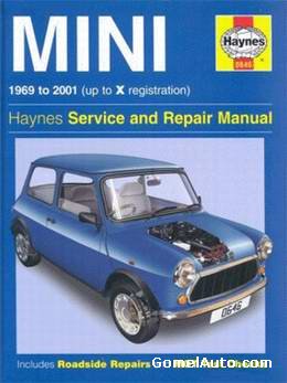 Руководство по ремонту автомобиля Mini 1969 - 2001 года выпуска