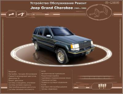 Руководство по ремонту и обслуживанию Jeep Grand Cherokee 1993 - 1999 гг