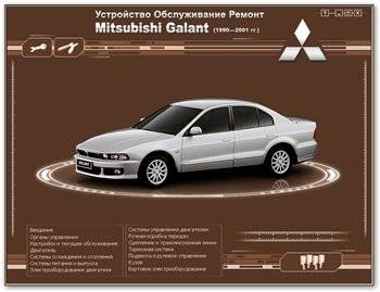 Руководство по ремонту и обслуживанию Mitsubishi Galant 1990 - 2001 гг