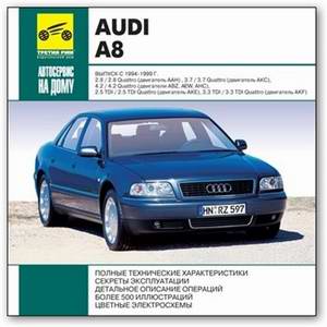 Руководство по ремонту и обслуживанию Audi A8 1994 - 1999 гг