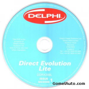 Каталог запасных частей деталей ТНВД производителя Delphi Direct Evolution (2009 год)