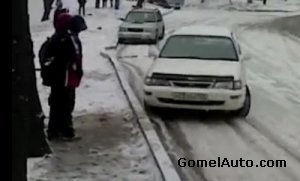 Первый снег в Владивостоке