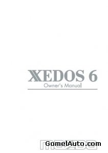 Руководство по эксплуатации Mazda Xedos 6