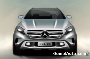 Mercedes опубликовал официальный эскиз внедорожника GLA