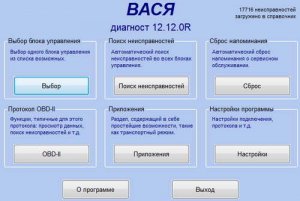 Программа "Вася Диагност" версия 12.12.0R