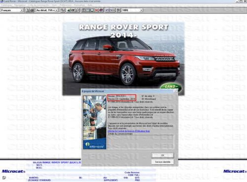 Каталог запчастей и аксессуаров Land Rover Microcat версия 09.2014 года
