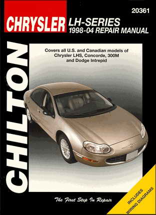 Руководство по ремонту автомобиля Chrysler 300M / Concorde / LHS, Dodge Intrepid 1998 - 2001 года выпуска