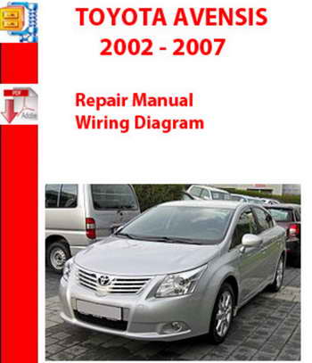 Toyota Avensis с 2002 - 2007 год Руководство по ремонту / Service Manual