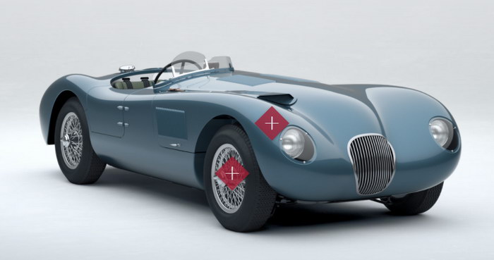 Создайте свой C-Type 1953 года с помощью нового онлайн-конфигуратора Jaguar